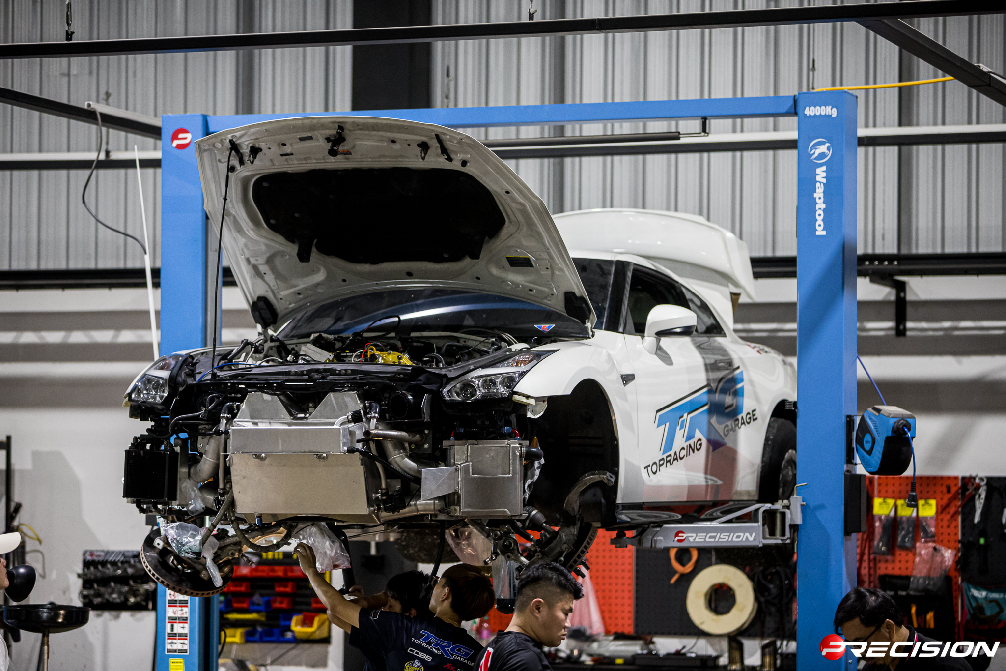 GT-R on the dyno