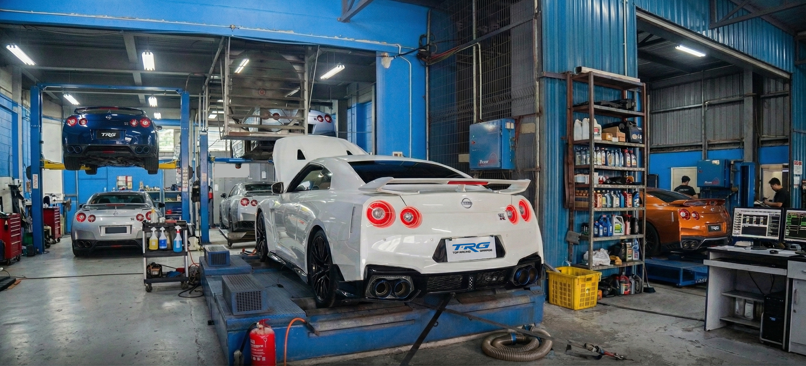 In the workshop